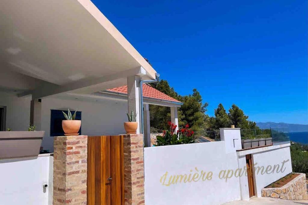 Seaview Pool Apartment-Lumiere, Island Hvar-Gdinj Exterior foto